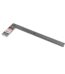 ESQUADRO C/ CABO ALUMINIO 14 (35CM) PREMIUM - MAX