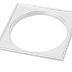 PORTA GRELHA BRANCO QUADRADA 150MM - LUCONI