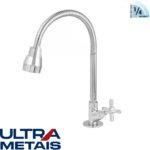 TORNEIRA GOURMET CROMADA COZ. BANCADA 3/4 C31 - 1/4 Volta - ULTRA METAIS