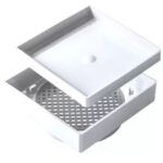 RALO INVISIVEL 10CM X 10CM BRANCO - ULTRA METAIS