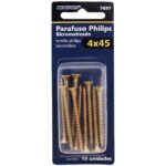 ENC. PARAF PHILIPS BICROM. 4,0 X 45 C/10 - BRASF