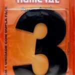 NUMERO GRANDE ACM PRETO 3 - NUMERAL