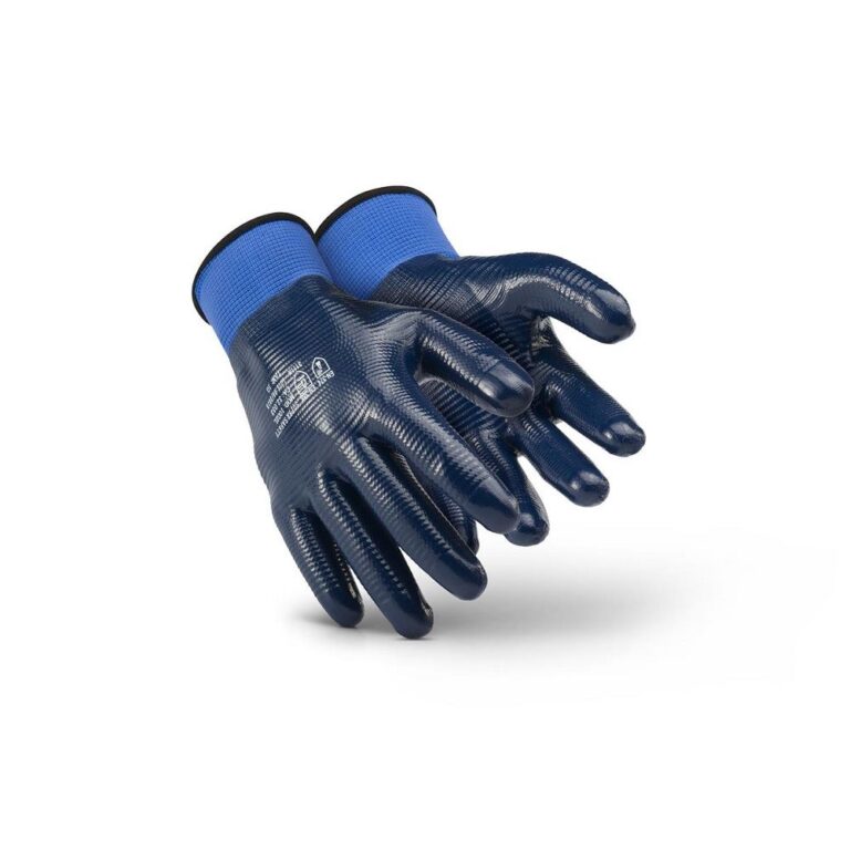 LUVA NITRIL WAVE LIGHT NITRILICA AZUL T. 8 (M) - SUPER SAFETY
