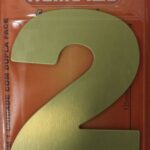 NUMERO 125MM ACM OURO ESCO. 2 - NUMERAL