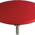 DISCO BORRACHA C/ SUPORTE P/ BOINA C/ VELCRO P/ FURADEIRA 125 MM - MTX