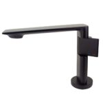 TORNEIRA DOBRADICA MISTURADOR AGUA QUENTE E FRIA PRETO