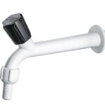 TORNEIRA TANQUE 15CM P/ 1/2" C/ ROSCA BRANCA - HERC