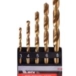 JG. BROCAS P/ ACO RAPIDO 5 PC TITANIO - MTX