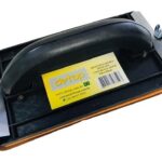 LIXADEIRA PLASTICA MANUAL PRETA 23 X 13 CM C/ EVA - DETOP