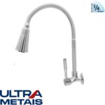 TORNEIRA GOURMET CONE CROMADA COZ. PAREDE 3/4 C76 - 1/4 Volta - ULTRA METAIS