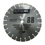 DISCO DIAMANTADO SEGMENTADO CONCRETO 350MMX15MM PLUS - RF MAX