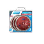 DISCO DIAMANTADO PRO TURBO 4.1/2"(VERMELHO) KIT C/ 3 PC - NORTON