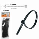 ABRAC NYLON PR 7.6MM X 200MM C/ 50 UN - BF