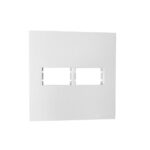 PEE UNA MAX PLACA 4X4 C/ 2 POSTO RETANG. BRANCO