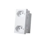 ILUMI - MODULO 2 TOMADAS 10A 250V~ SEPAR MONOBLOCO VIVAZ/MURANO