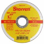 DISCO CORTE INOX 4.1/2" X 3/64 X 7/8 - STARRETT