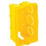 CAIXA DE LUZ 4 X 2 AMARELA - PINCEIS ROMA