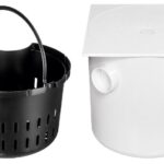 CAIXA SIFONADA QUADRADA 250MM X 250MM X 75MM C/ CESTO E TAMPA - HERC