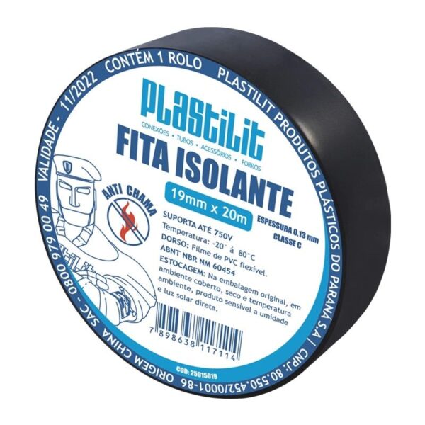 FITA ISOLANTE 19 MM X 20 M - PLASTILIT