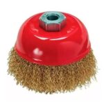 ESCOVA ACO CIRCULAR LATONADA 75 MM ROSCA M14 - MTX