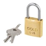 CADEADO 25MM LATAO - GOLD