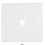 PLACA 4 X 4 COM FURO 9,5MM BRANCA LIZ - 57106/022