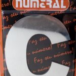 LETRA ESPELHADA 125MM C - NUMERAL