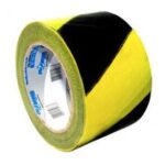 FITA ZEBRADA PRETO/AMARELO 70MM X 200 M - PLASTCOR