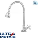 TORNEIRA GOURMET CROMADA COZ. BANCADA 3/4 C33 - 1/4 Volta - ULTRA METAIS
