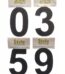 NUMERO RESIDENCIAL PRETO 1 - STYLE