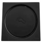 RALO CLICK INOX QUADRADO 9,40 CM PRETO - ULTRA METAIS