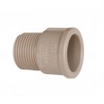 PLAST. - ADAPTADOR SOLDAVEL CURTO C/ ROSCA LR 25MM X 3/4''