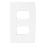 PEE UNA PLACA 4X2 C/ 2 POSTO RETANG. DISTANC.