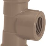 PLAST. - TE SOLDAVEL C/ ROSCA CENTRAL LR 25MM X 3/4''