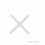 ESPACADOR PISO CRUZ 2,0 MM C/ 100 UN - MOLDIMPLAS