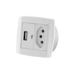 ILUMI - CJ TOMADA 10A 250V~ + TOMADA USB 2A SLIM MOVEIS