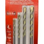 JG. BROCA P/ CONCRETO C/ 4 PC HASTE CILINDRICA - MTX