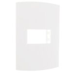PEE ALFA PLACA 4X2 C/ 1 POSTO RETANG. BRANCO