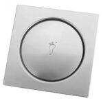 RALO CLICK INOX QUADRADO 9,40 CM CROMADO - ULTRA METAIS