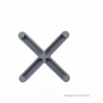 ESPACADOR PISO CRUZ 4,0MM C/ 100 UN - MOLDIMPLAS