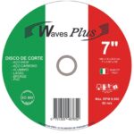 DISCO CORTE INOX 7" X 1,6MM X 7/8 ITALIA - WAVES
