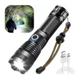 LANTERNA TÁTICA MILITAR RECARREGAVEL T9 C/ STROBO