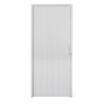 PLAST. - PORTA CINZA SANFONADA PVC 80CM X 2,10M