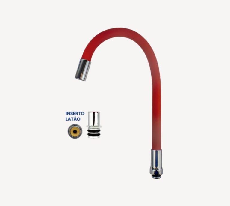 TUBO FLEX COLORIDO VERMELHO 19MM INSERTO LATAO