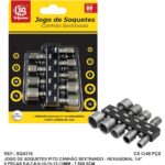 JG. 9 SOQUETES PITO CANHÃO SEXTAVADO - SQ