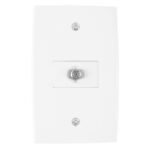 PEE UNA CJ. TOM. CONECTORA TV/VIDEO C/ PLACA