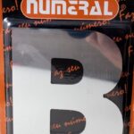 LETRA ESPELHADA 125MM B - NUMERAL