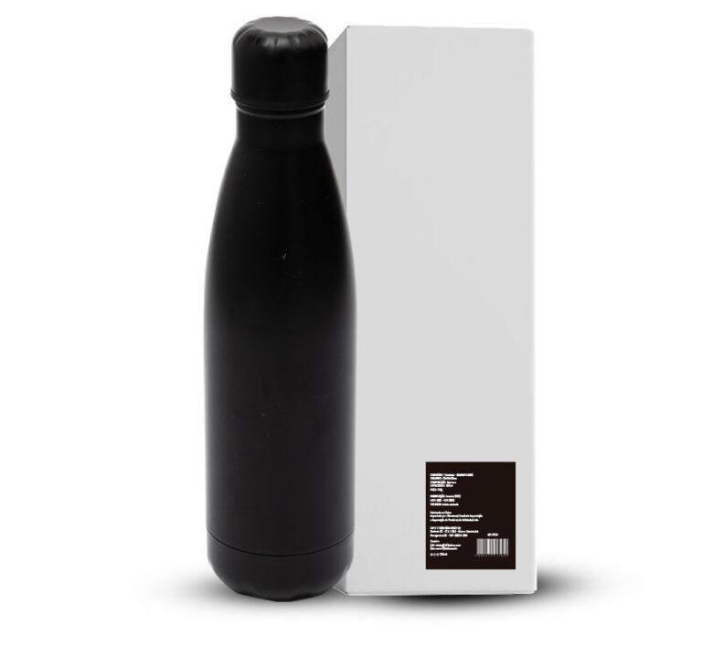 GARRAFA INOX 750ML - BLACK