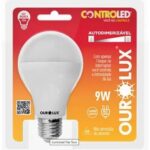 CONTROLED 9W 6500K AUTO DIMERIZAVEL BIVOLT - OUROLUX
