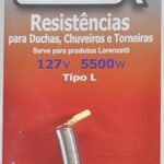 RESISTENCIA DUO LORENZETTI 5500W 127V (Q) - PRATIMIX